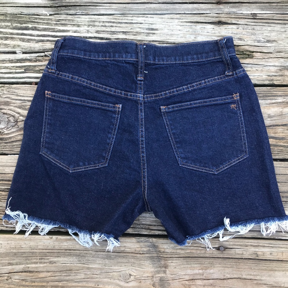 Dark Wash Madewell Denim Shorts - Picture 4 of 6